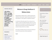 Tablet Screenshot of orangerehabilitation.com